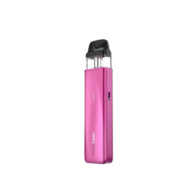 Vaporesso XROS 5 Mini in pink, a compact vaping device designed for exceptional flavor and performance.