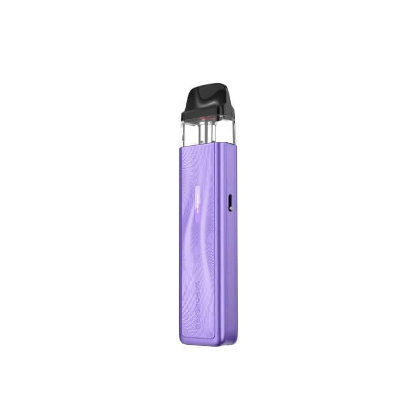Vaporesso XROS 5 Mini in purple, compact vaping device designed for MTL use with COREX 3.0 Technology for enhanced flavor.