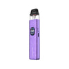 Vaporesso Xros 5 purple vaping device showcasing advanced features and sleek design.