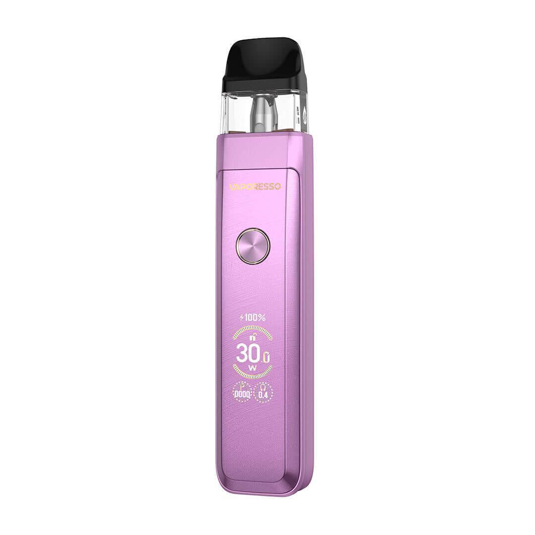 Vaporesso XROS Pro 2 sleek purple vape device with adjustable power up to 30W and a 2000mAh built-in battery.
