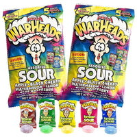 Warheads Assorted Sour Candy 3.25oz featuring Mega packs in assorted flavors like apple and black cherry.