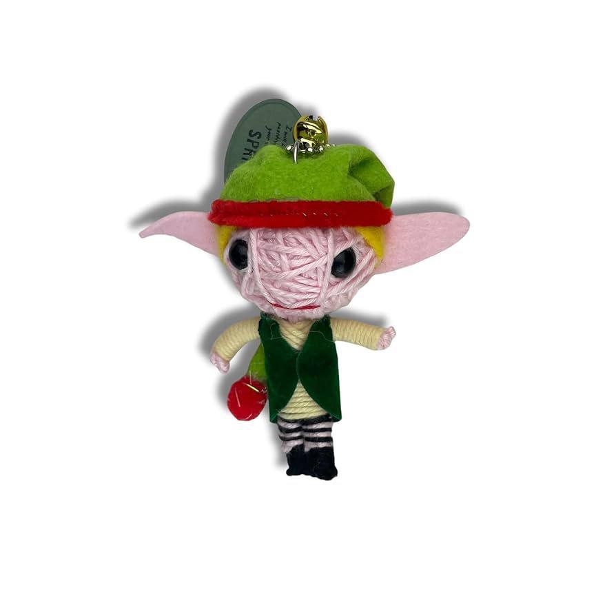 Watchover Voodoo Doll - The Sprite, a colorful handmade doll promoting positivity and high energy.