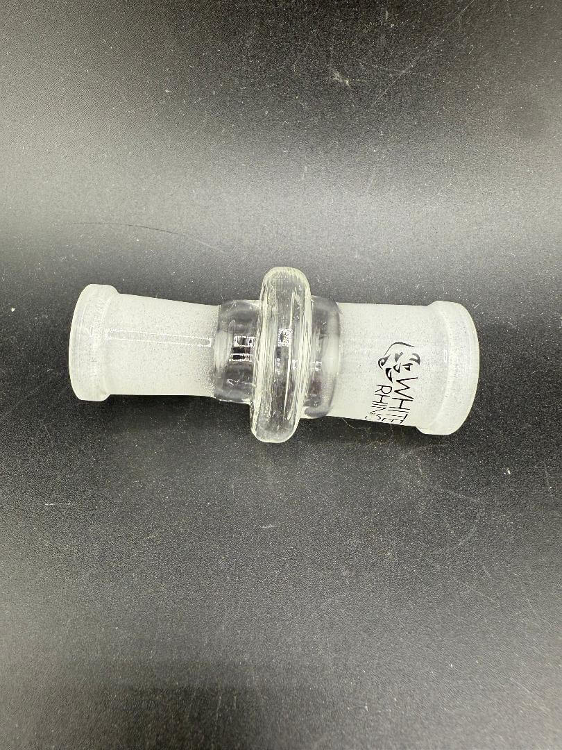White Rhino Glass Adapter - 18mm Female to 14mm Female - Durable glass reducing adapter