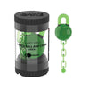 White Rhino Terp Slurper 1 Piece Ball and Chain with Silicone Jar in green packaging, showcasing the product details.