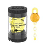White Rhino Terp Slurper 1 Piece Ball and Chain with Silicone Jar in yellow packaging.