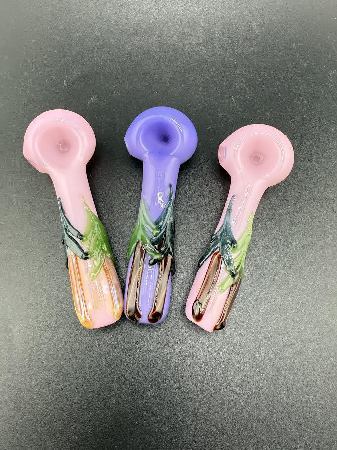 Wildfire Productions Forest Pipe – Handcrafted glass art pipes in earthy colors inspired by the Pacific Northwest.