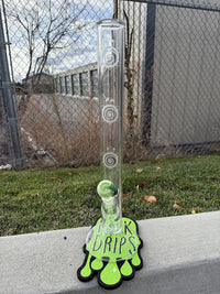 Wildfire Productions Straight Tube Turtle displayed outdoors on green grass with a unique drip mat underneath.