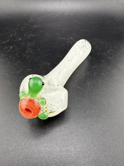 Wildfire Productions Turtle Pipe – Handcrafted glass art pipe with vibrant colors and turtle design.