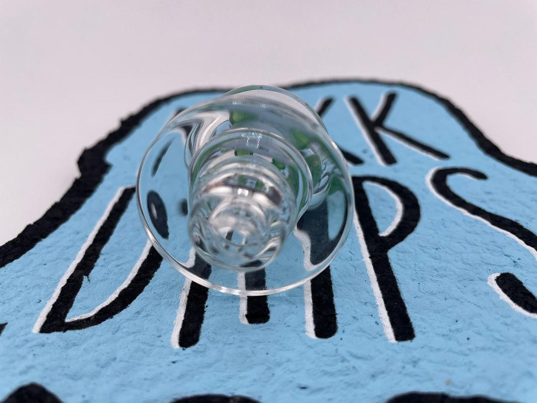 Wildfire Productions Carb Cap  - Larger Clear Directional Cap w/ Turtle
