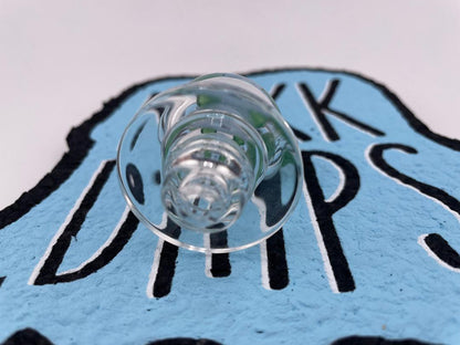 Wildfire Productions Carb Cap  - Larger Clear Directional Cap w/ Turtle