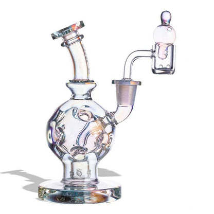 Wulf Mods Atom 14mm Dab Rig w/ Quartz Banger