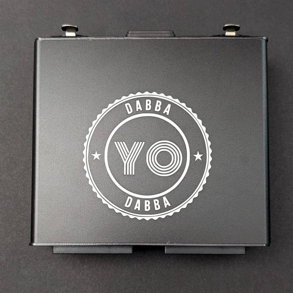 Yo Dabba Dabba Dual Head Enail 30mm/30mm Kit logo on black case