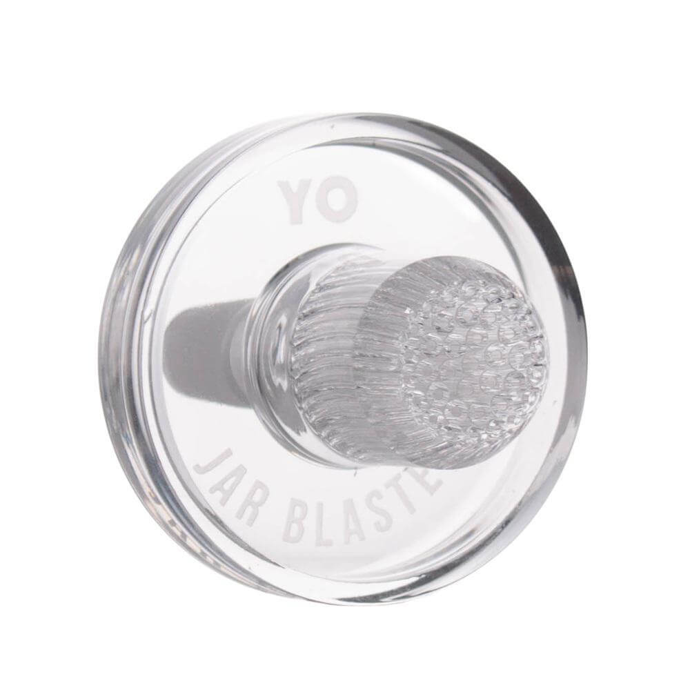 Yo Dabba Dabba Jar Blaster Banger designed for vaporizing concentrates directly from jars.
