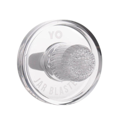 Yo Dabba Dabba Jar Blaster Banger designed for vaporizing concentrates directly from jars.