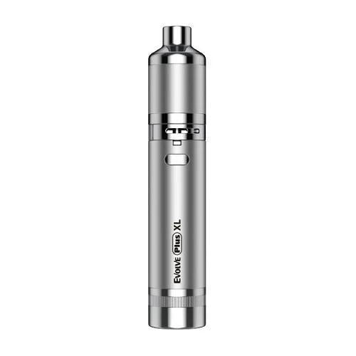 Yocan Evolve Plus XL Vaporizer in sleek silver design for effective dabbing.