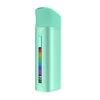 Yocan Pocket Mobile Vaporizer (Restocking Soon) in mint green with OLED display and RGB lighting.